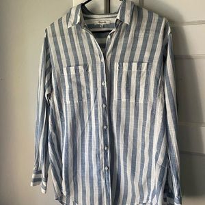 Madewell Vertical Striped Button Down